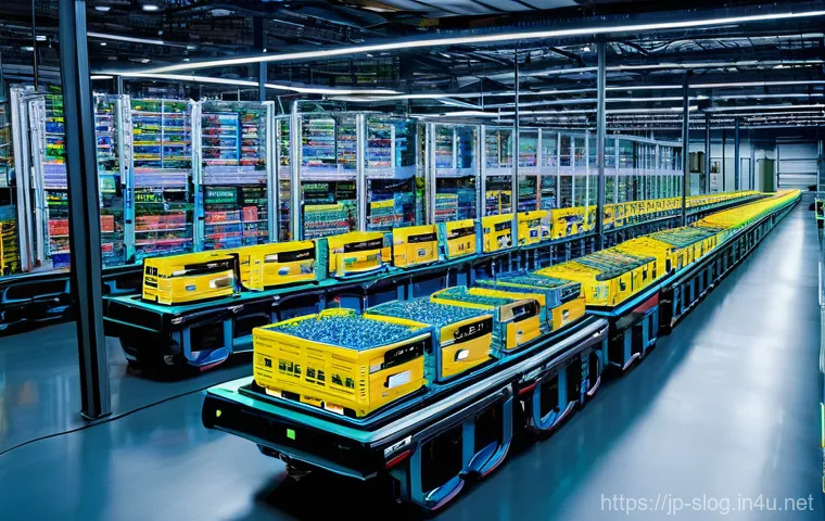 스마트물류 트렌드 2025 - **Prompt: Futuristic Autonomous Truck Fleet on a Smart Highway**
    An ultra-realistic, wide-angle ...